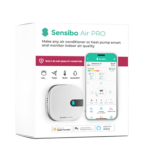 Sensibo Air PRO Wifi Heat Pump Controller + Air Quality Sensors